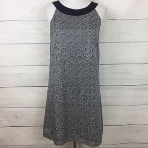 H&M Sleeveless Black White Abstract Dotted Dress